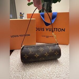 Louis Vuitton Monogram Papillon Mini Pouchette Vintage